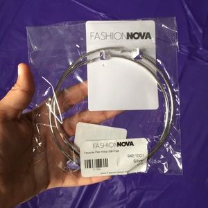 Fashion Nova Favorite Pair Hoop Earrings